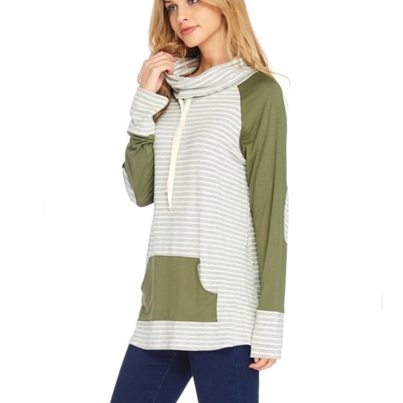 Last 2! Cowl elbow patch top - Picture 2 of 6